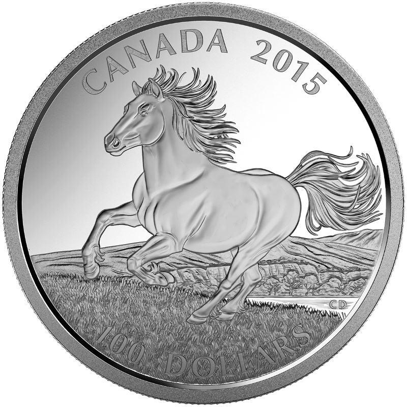 Fine Silver Coin - The Canadian Horse: The Little Iron Horse Reverse