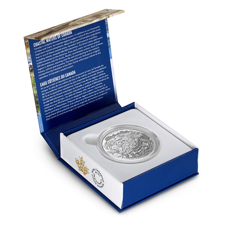 Fine Silver Coin - Coastal Waters of Canada Packaging