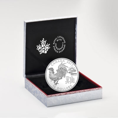 Fine Silver Coin - Year of the Rooster Packaging