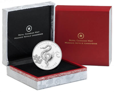 Fine Silver Coin - Year of the Snake Packaging