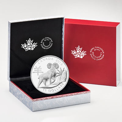 Fine Silver Coin - Year of the Sheep Packaging