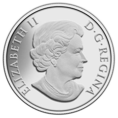 Fine Silver Coin - Bison Stampede Obverse