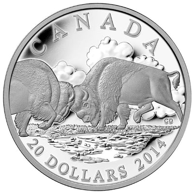 Fine Silver Coin - The Bison: The Fight Reverse