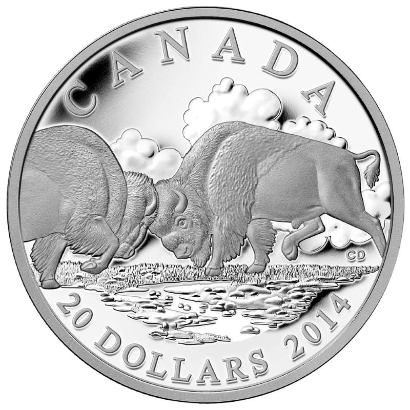 Fine Silver Coin - The Bison: The Fight Reverse