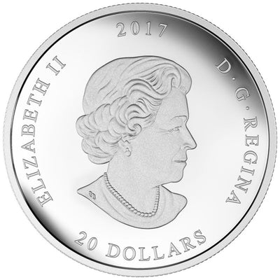 Fine Silver Coin with Colour - Iconic Canada: The Grizzly Bear Obverse