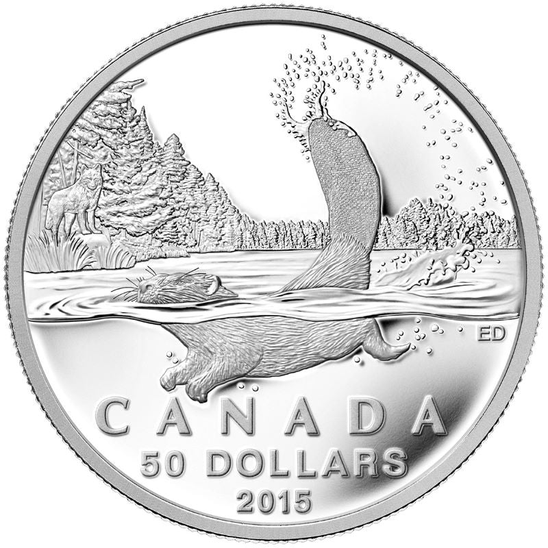 Fine Silver Coin - Beaver Reverse