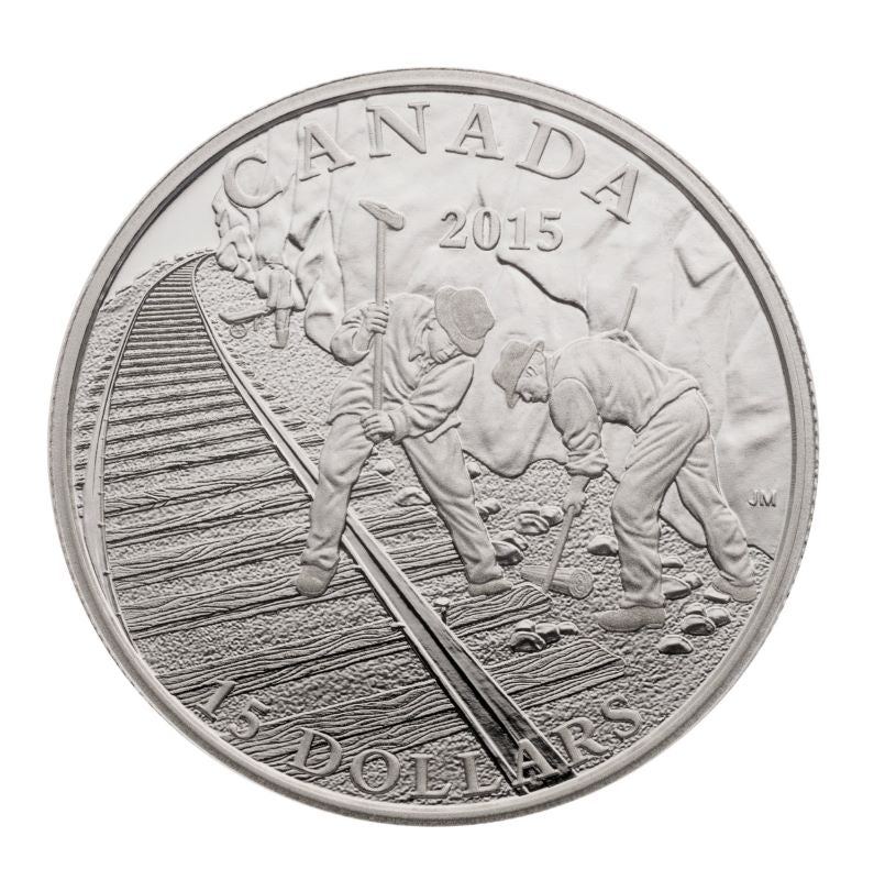 Fine Silver 10 Coin Set - Exploring Canada: The Building of the Canadian Pacific Railway Reverse