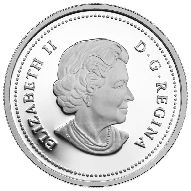 Fine Silver 10 Coin Set - Exploring Canada Obverse
