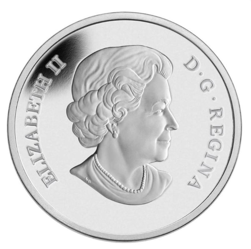 Fine Silver Coin with Swarovski Crystal - H.R.H. Prince William of Wales and Miss Catherine Middleton Obverse