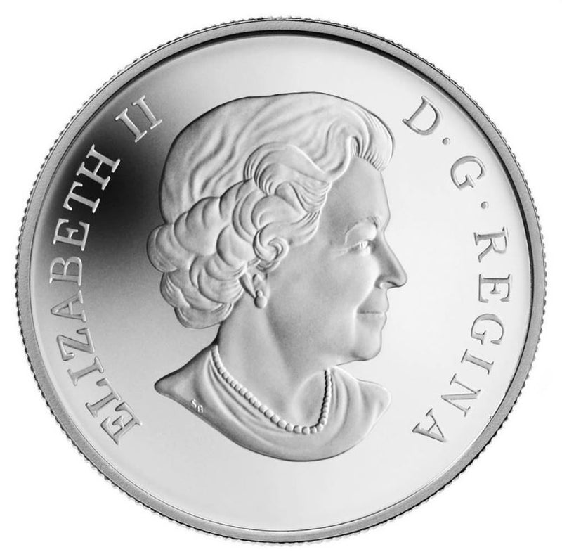 Fine Silver Coin with Colour - Mallard Obverse