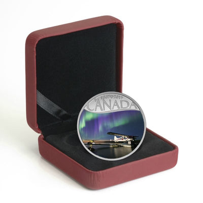 Fine Silver Coin with Colour - Celebrating Canada's 150th: Float Planes On the Mackenzie River Packaging