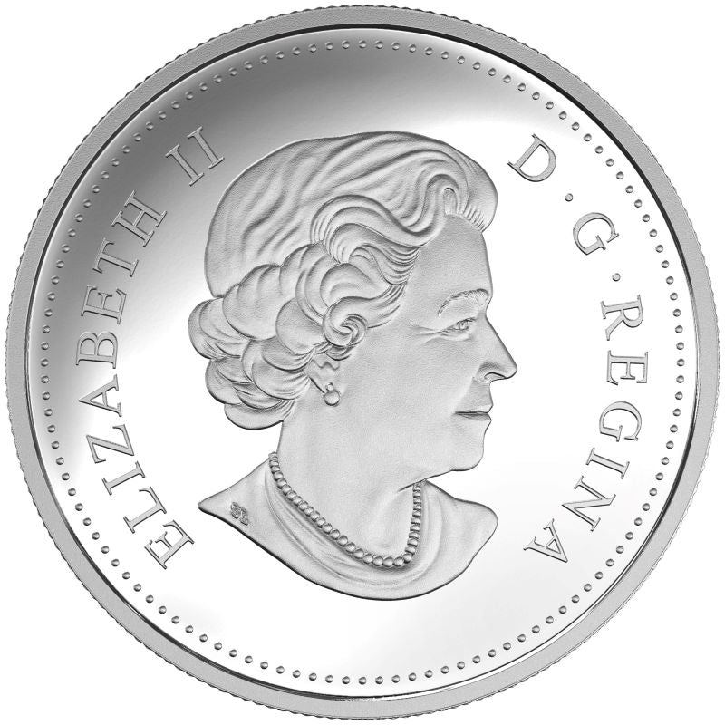 Fine Silver Coin with Colour - Celebration of Spring: Lilac Blossoms Obverse