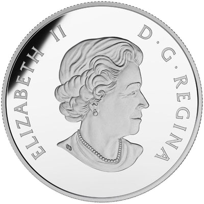 Fine Silver Coin with Colour - Iconic Canada: The Polar Bear Obverse