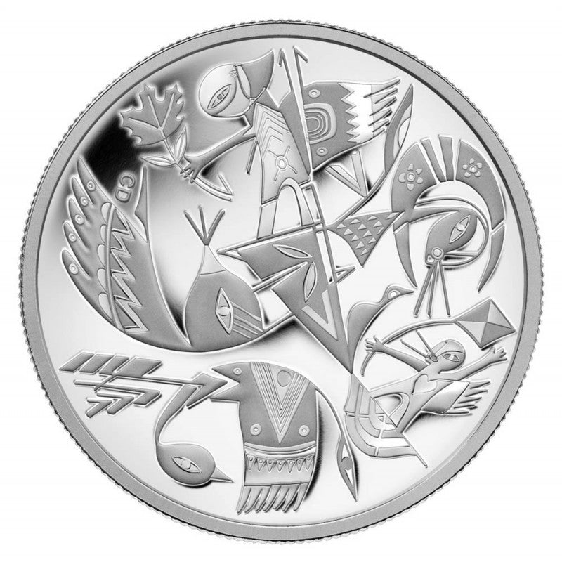 Fine Silver Coin - Canadian Contemporary Art Reverse
