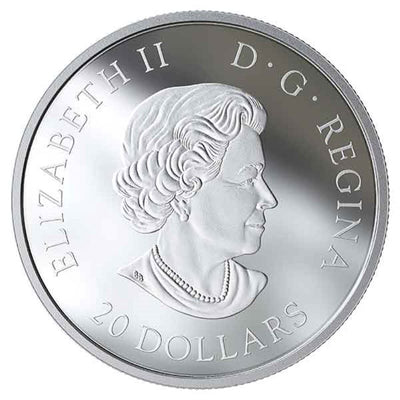 Fine Silver Coin with Colour - 125th Anniversary of the Birth of Billy Bishop Obverse