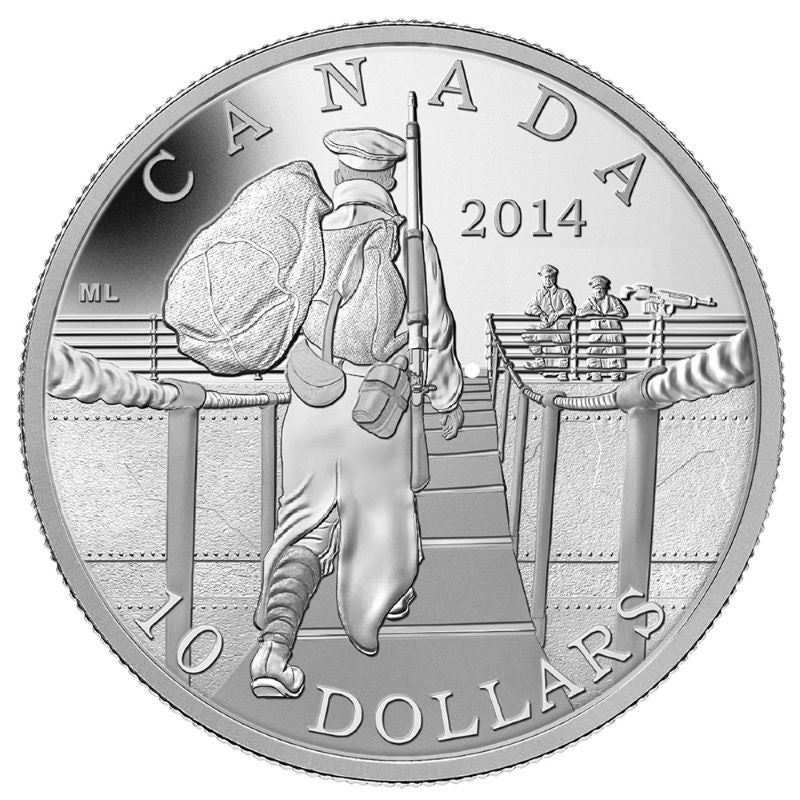 Fine Silver Coin - The Mobilisation of Our Nation Reverse