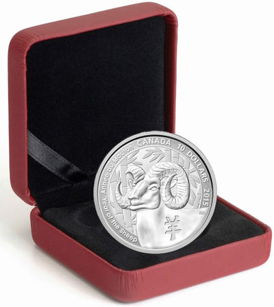 Fine Silver Coin - Year of the Sheep Packaging