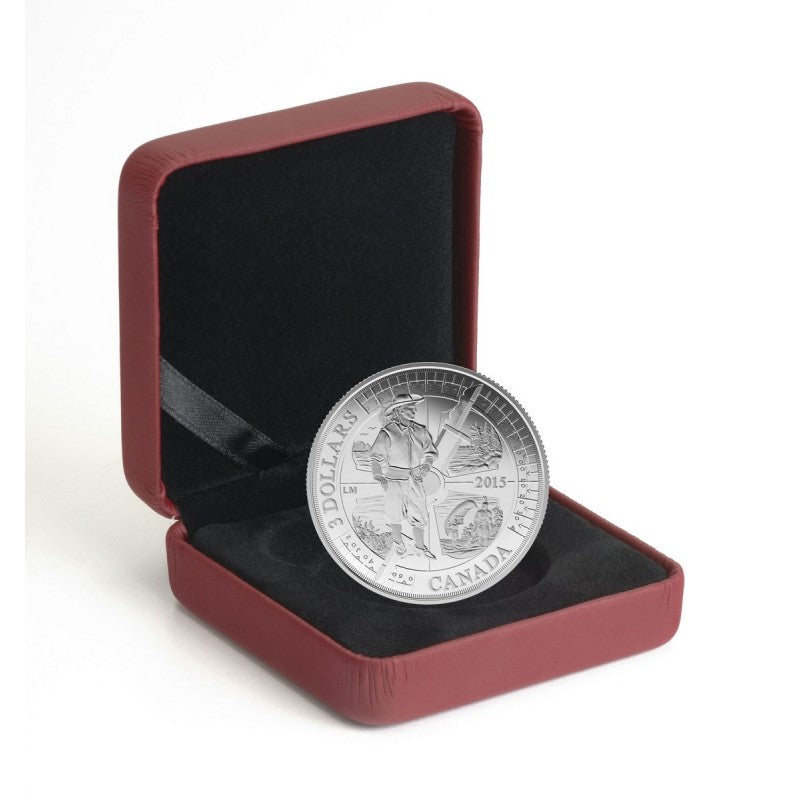 Fine Silver Coin - 400th Anniversary of Samuel de Champlain in Huronia Packaging