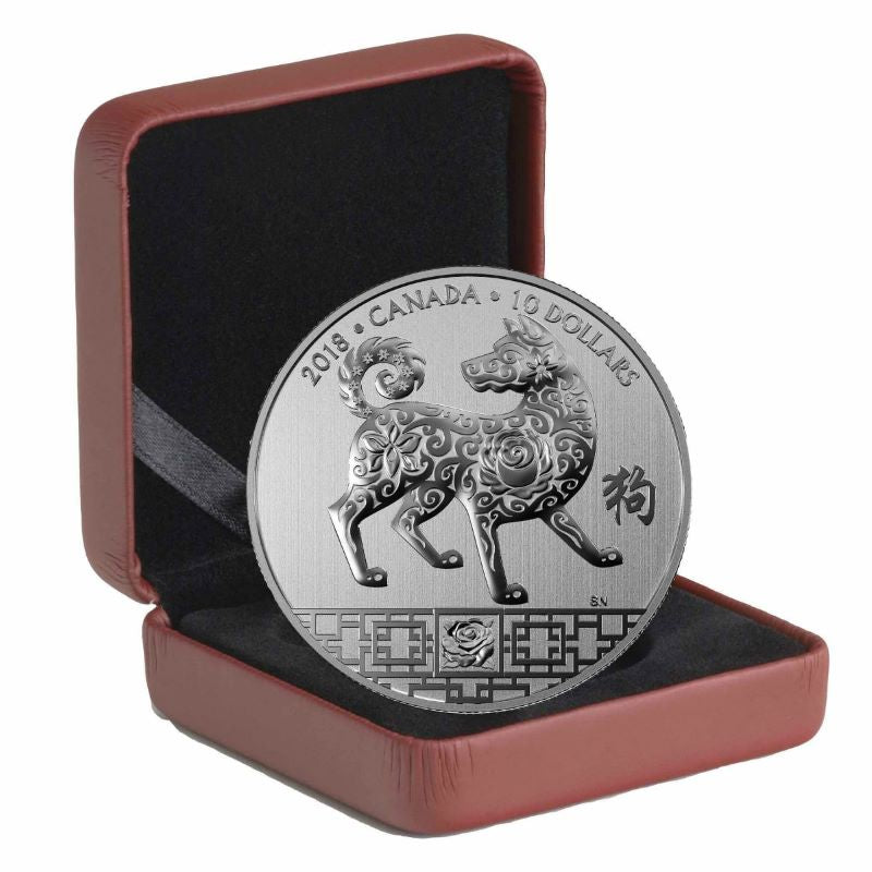 Fine Silver Coin - Year of the Dog Packaging