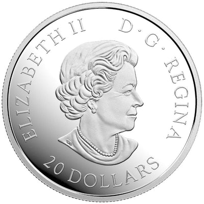 Fine Silver Coin with Colour - Canadian Honours: Sacrifice Medal Obverse