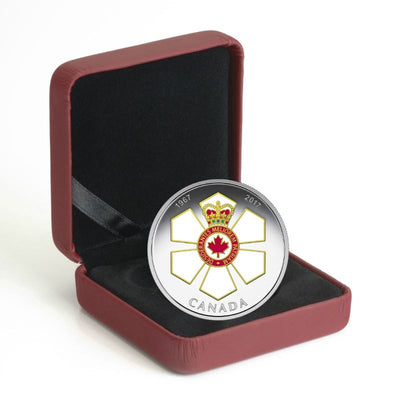 Fine Silver Coin with Colour - Canadian Honours: 50th Anniversary of the Order of Canada Packaging