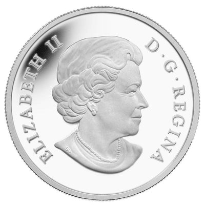 Fine Silver Coin - Untamed Canada: The Wolverine Obverse