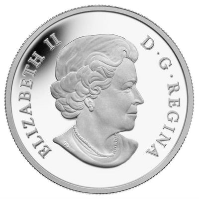 Fine Silver Coin - Untamed Canada: The Arctic Fox Obverse