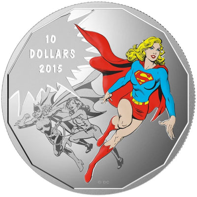 Fine Silver Coin with Colour - DC Comics Originals: Unity Reverse