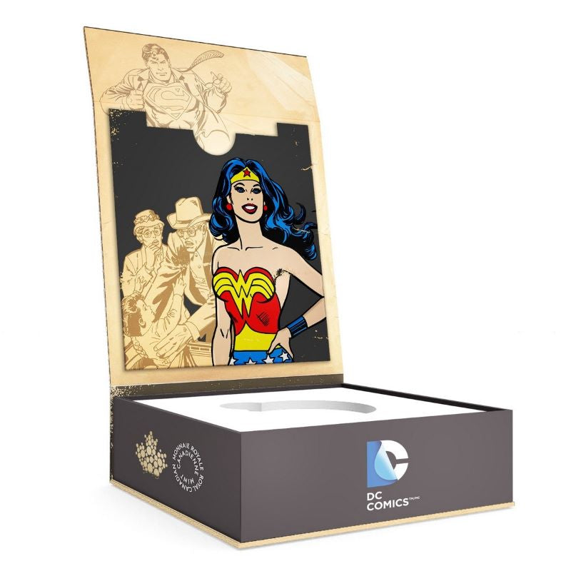 Fine Silver Coin with Colour - DC Comics Originals: Legacy Packaging