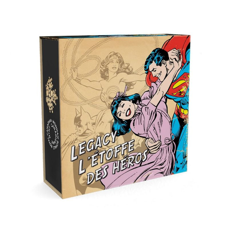 Fine Silver Coin with Colour - DC Comics Originals: Legacy Packaging