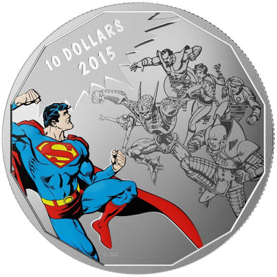 Fine Silver Coin with Colour - DC Comics Originals: Gauntlet Reverse