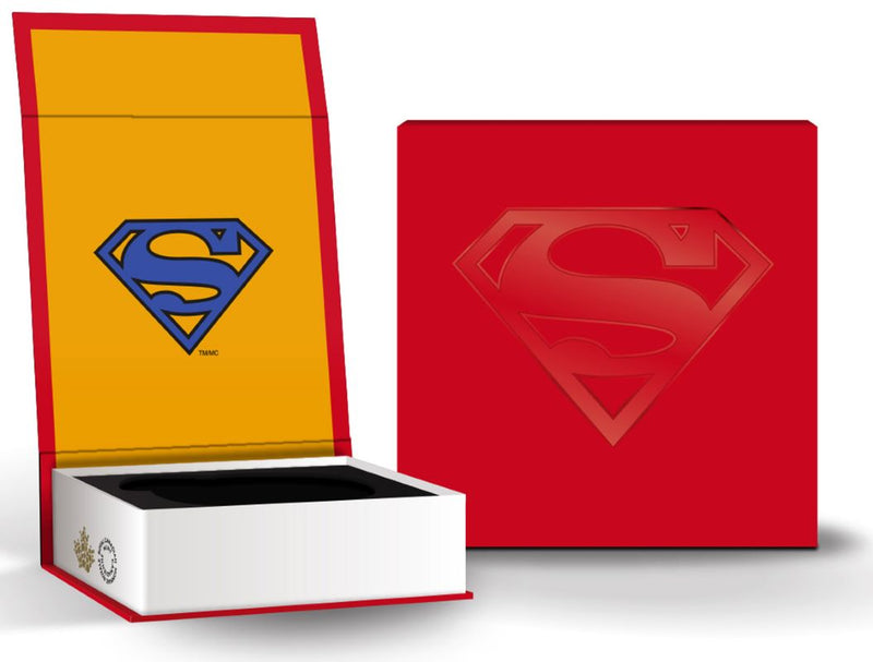 Fine Silver Coin with Colour - Iconic Superman Comic Book Covers: Action Comics 