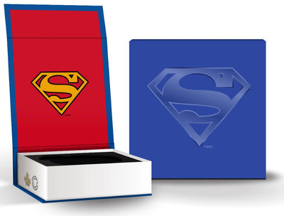 Fine Silver Coin with Colour - Iconic Superman Comic Book Covers: Superman Annual #1 2012 Packaging