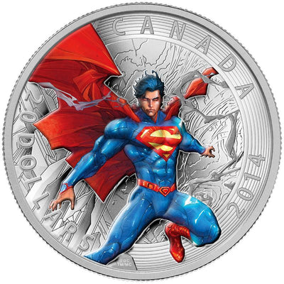 Fine Silver Coin with Colour - Iconic Superman Comic Book Covers: Superman Annual #1 2012 Reverse