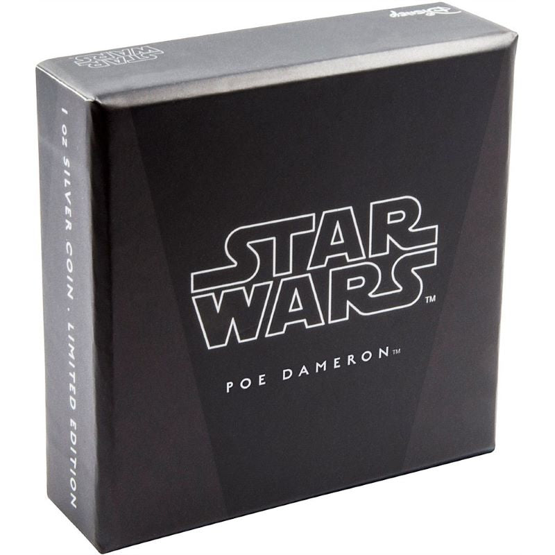 Fine Silver Coin with Colour – Star Wars: The Force Awakens - Poe Dameron Packaging