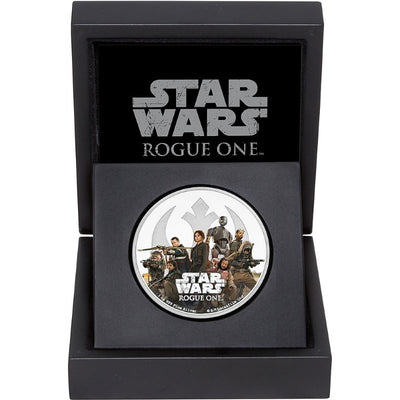 Fine Silver Coin with Colour - Star Wars: Rogue One - Rebel Alliance Packaging