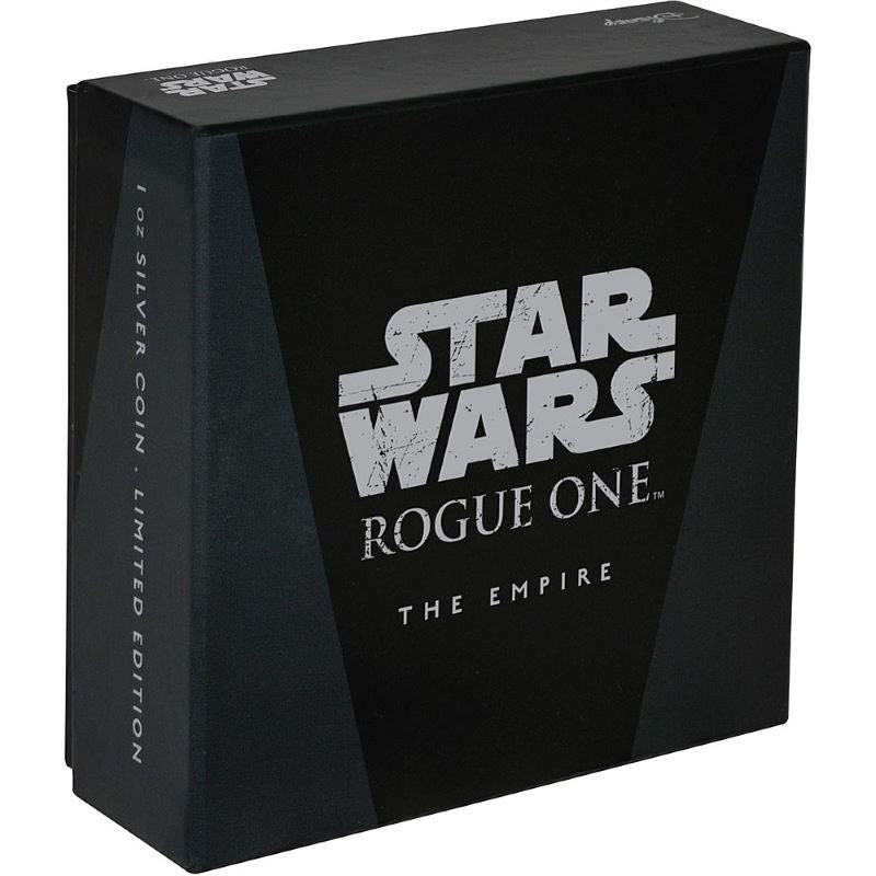 Fine Silver Coin with Colour - Star Wars: Rogue One - The Empire Packaging