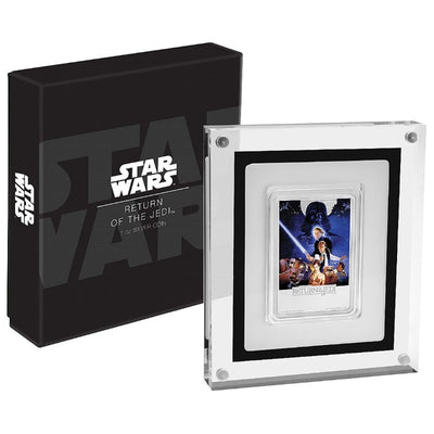 Fine Silver Coin with Colour - Star Wars: Return of the Jedi Poster Collection Packaging