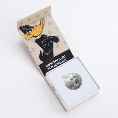 Fine Silver 8 Coin Set - Looney Tunes: Daffy Duck Packaging