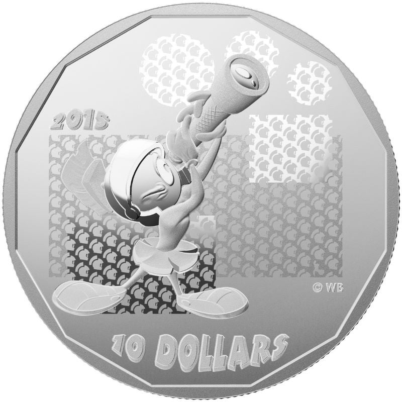 Fine Silver 8 Coin Set - Looney Tunes: Marvin the Martian Reverse
