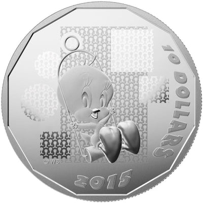 Fine Silver 8 Coin Set - Looney Tunes: Tweety Bird Reverse