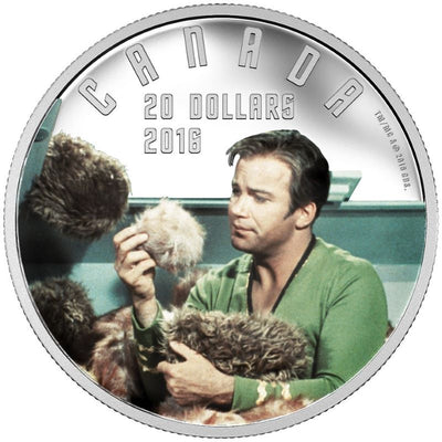 Fine Silver Coin with Colour - Star Trek: The Trouble With Tribbles Reverse