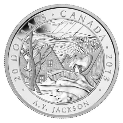 Fine Silver 7 Coin Set - The Group of Seven: Sainte-Tites-des-Caps by A.Y. Jackson Reverse