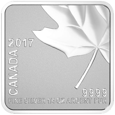 Fine Silver 4 Coin Set - Maple Leaf Quartet Reverse