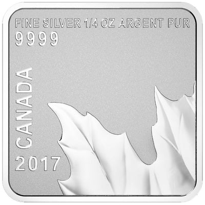 Fine Silver 4 Coin Set - Maple Leaf Quartet Reverse