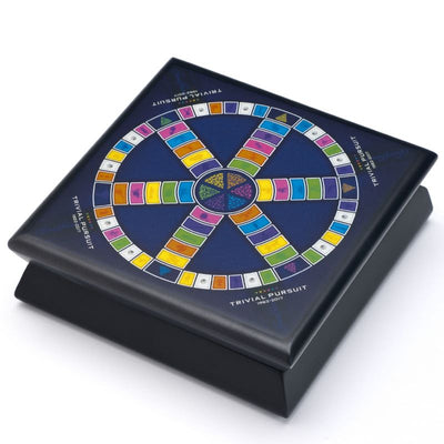 Fine Silver Piedfort Coin with Colour- 35th Anniversary of Trivial Pursuit Packaging