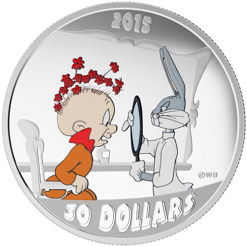 Fine Silver Coin with Colour - Looney Tunes Classic Scenes: The Rabbit of Seville Reverse