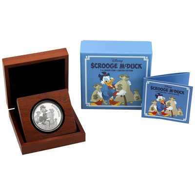 Fine Silver Coin - Scrooge McDuck Packaging