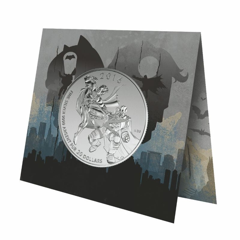 Fine Silver Coin - Batman Vs Superman: Dawn of Justice Packaging
