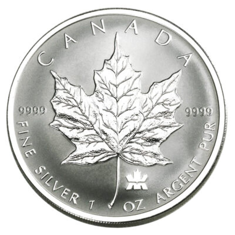 Fine Silver 5 Coin Set - Silver Maple Leaf with Privy Mark Reverse